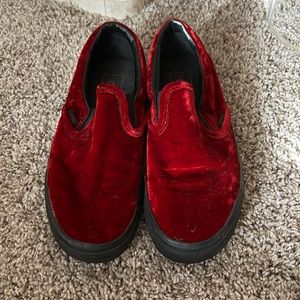 Red velvet vans oxblood (Rare)